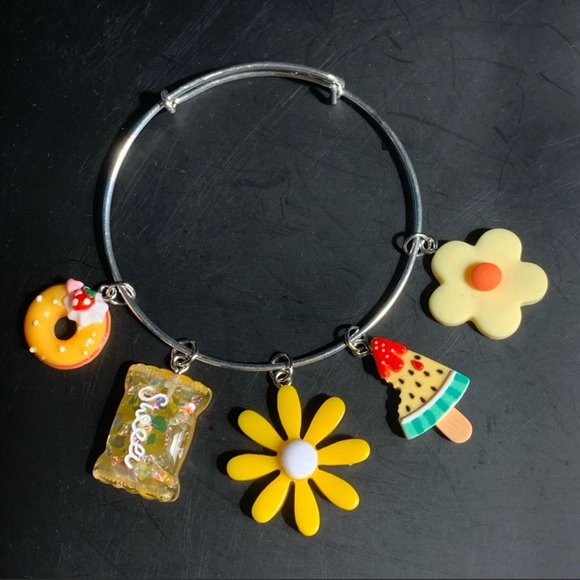 Hand Crafted Jewelry - Yellow bangle